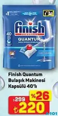 FİNİSH QUANTUM BULAŞIK MAKİNESİ TABLETİ KAPSÜLÜ 40'LI fiyat ve kampanya bilgisi